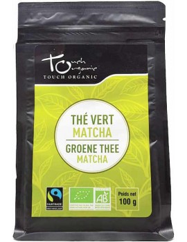 Thé vert bio Matcha vrac poudre 100gr Touch Organic thé vert japonais de cérémonie Abcbeauté thé à boire