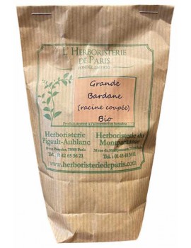 Tisane Grande Bardane Racine Bio 100gr Herboristerie de Paris racine de bardane peau foie Abcbeauté herboristerie