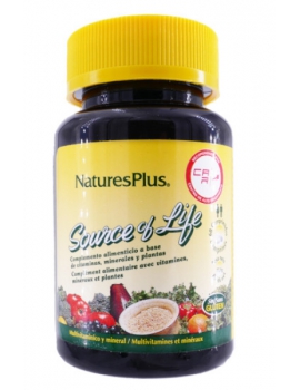 Source de Vie Adulte Nature's Plus - 60 comprimés 40 actifs anti fatigue pour l'immunité Abcbeauté