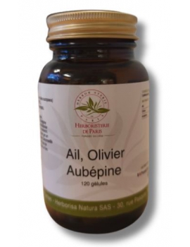 Ail Olivier Aubépine 60 gélules Herboristerie de Paris santé du coeur Abcbeauté herboristerie