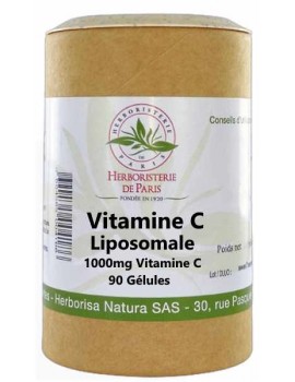Vitamine C liposomale 90 gélules Herboristerie de Paris antioxydant antifatigue acide ascorbique Abcbeauté vitamines