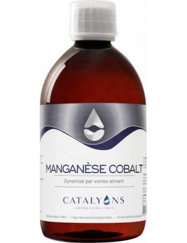Manganèse Cobalt Oligo éléments 500ml Catalyons diathèse 3 oligo-éléments ionisés Abcbeauté