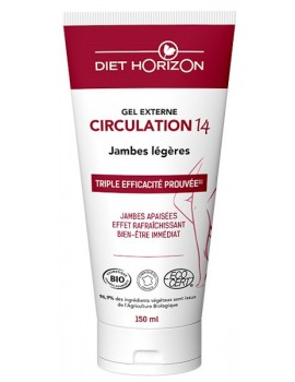 Circulation 14 Gel Externe bio Diet Horizon gel circulation bio Abcbeauté