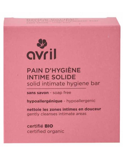 Pain d'hygiène intime solide certifié Bio 110g Avril huile d'inca inchi test gynécologique peau sensible abcbeauté