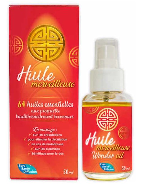 Huile merveilleuse 64 huiles essentielles 50ml Phytofrance massage articulaire dos cicatrices Abcbeauté aromathérapie
