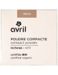 Poudre compacte Abricot 11gr Avril Cosmétique lissante et hydratante maquillage bio Abcbeauté