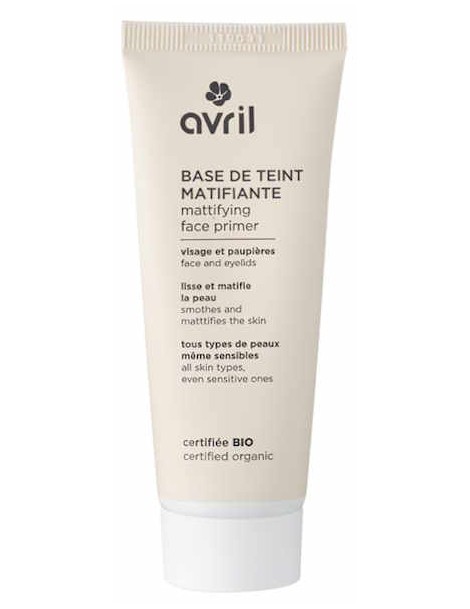 Base de teint matifiante 30ml Avril Cosmétique Base de teint sublimatrice  Abcbeauté