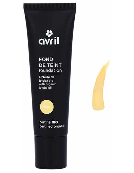 Fond de teint Beige Certifié Bio 30ml Avril Fond de teint perfect finish maquillage bio abcbeauté