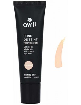 Fond de teint Porcelaine certifié Bio 30ml Avril Cosmétique teinte très claire peau claire Abcbeauté maquillage bio