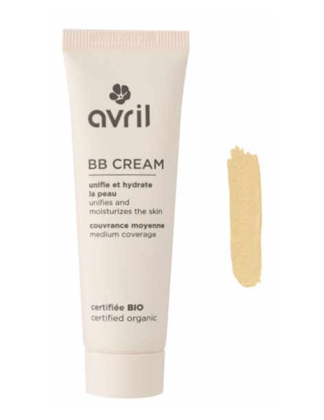 BB Cream Light 30ml Avril cosmétique Beige nude creme teintée Abcbeauté