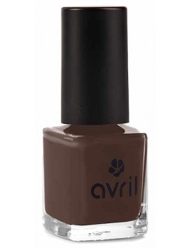 Vernis à ongles Ebène 7ml Avril Cosmétique vernis marron foncé Abcbeauté maquillage bio