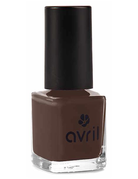 Vernis à ongles Ebène 7ml Avril Cosmétique vernis marron foncé Abcbeauté maquillage bio