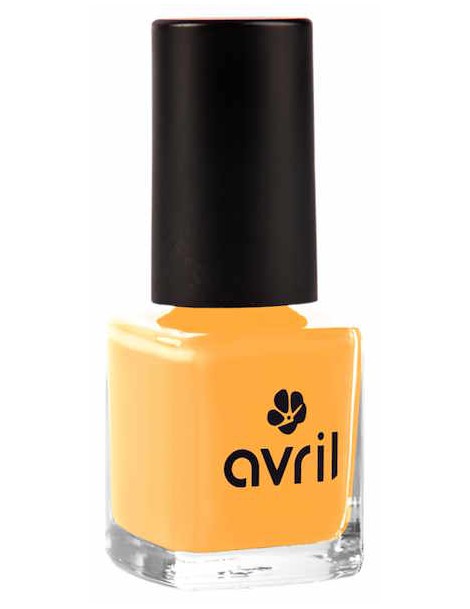 Vernis à ongles Mangue No 572 7ml Avril Cosmétique teinte fruitée et pleine de Peps Abcbeauté maquillage bio