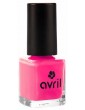 Vernis à ongles Rose Bollywood No 57 7ml Avril Cosmétique rose intense Abcbeauté Maquillage bio