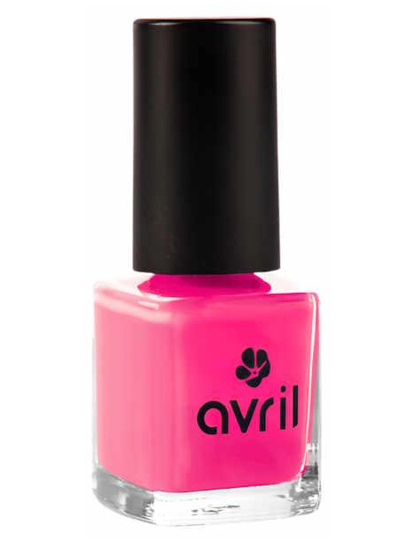 Vernis à ongles Rose Bollywood No 57 7ml Avril Cosmétique rose intense Abcbeauté Maquillage bio